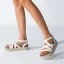 Schlicht Gelb Strassenmode Strand Flechten Sandalen Damen 2022 6 cm Keilabsatz Peeptoes Sandaletten