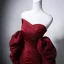 Chic / Beautiful Burgundy Prom Dresses 2025 A-Line / Princess Strapless Puffy Short Sleeve Backless Floor-Length / Long Prom Formal Dresses