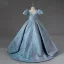 Chic / Beautiful Sky Blue Beading Sequins Flower Girl Dresses 2022 Ball Gown Square Neckline Puffy Short Sleeve Backless Prom Sweep Train Flower Girl Dresses