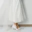 Chic / Beautiful White Pearl Appliques Wedding Shoes 2022 Leather 10 cm Stiletto Heels Pointed Toe Wedding Pumps High Heels