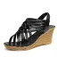 Chic / Beautiful White Summer Street Wear Womens Sandals 2023 7 cm Wedges Open / Peep Toe Womens Sandals