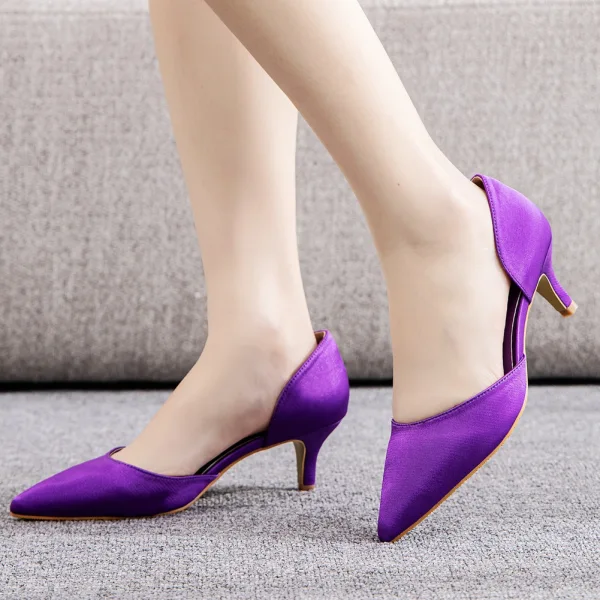 Modest / Simple White Casual Pointed Toe Womens Sandals 2023 5 cm Stiletto Heels Sandals High Heels