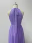 Chic / Belle Lavande Paillettes Robe De Bal 2024 Princesse Col Haut Sans Manches Longue Promo Robe De Ceremonie