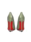 Elegante Chinese Stijl Saliegroen Gala Leer Pumps 2025 12 cm Naaldhakken / Stiletto Spitse Neus Pumps Hoge Hakken