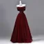 Elegante Burgunderrot Glanz Ballkleider 2026 Ballkleid Bandeau Ärmellos Rückenfreies Lange Festliche Kleider