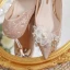 Charming Champagne Beading Lace Flower Pearl Sequins Leather Wedding Shoes 2023 8 cm Stiletto Heels Pointed Toe Wedding Pumps High Heels