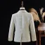 Gris 6 pièces Manches Longues Costume Garçon Mariage 2025 Bijoux De Corps Manteau Pantalon Chemise Cravate Gilet Costumes De Mariage pour garçons Mariage