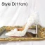 Sexy White Rhinestone Leather Wedding Shoes 2023 11 cm Stiletto Heels Pointed Toe Wedding Pumps High Heels