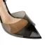 Schöne Schwarz Abend Sandalen Damen 2022 11 cm Stilettos Peeptoes Sandaletten Hochhackige