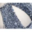 Glitzernden Meeresblau Perlenstickerei Pailletten Quaste Abendkleider 2023 Meerjungfrau Neckholder Ärmellos Rückenfreies Sweep / Pinsel Zug Abend Festliche Kleider