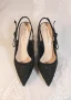 Elegant White Lace Wedding Shoes 2024 Wedding Leather 8 cm Stiletto Heels Pointed Toe Sandals High Heels