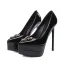 Mote Rød Lær Aften Pumps 2022 Patent Lær 13 cm Stiletthæler Spisse Pumps Høyhælte