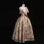 Medieval Blushing Pink Printing Prom Dresses 2022 Satin Ball Gown One-Shoulder Bow Rhinestone Short Sleeve Backless Floor-Length / Long Formal Dresses