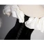 Sexy Schwarz Abendkleider 2023 Meerjungfrau Rüschen Off Shoulder Ärmellos Rückenfreies Sweep / Pinsel Zug Abend Festliche Kleider