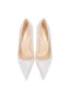 Schöne Weiß Abend Pumps 2026 Leder 12 cm Stilettos Spitzschuh Pumps Hochhackige