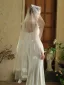 Elegant White Appliques Tulle Wedding Veils 2025