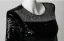 Sparkly Black Sequins Rhinestone Evening Dresses 2026 Trumpet / Mermaid Scoop Neck 3/4 Sleeve Floor-Length / Long Formal Dresses