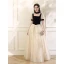 Bling Bling Black Sequins Prom Dresses 2024 A-Line / Princess Square Neckline Short Sleeve Backless Floor-Length / Long Prom Formal Dresses