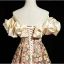 Fashion Champagne Sequins Floral Prom Dresses 2024 A-Line / Princess Ruffle Off-The-Shoulder Sleeveless Backless Floor-Length / Long Prom Formal Dresses