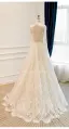 Luxury / Gorgeous Elegant Ivory Handmade  Beading Pearl Sequins Lace Flower Wedding Dresses 2026 A-Line / Princess V-Neck Long Sleeve Backless