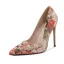 Chinese style Red Prom Embroidered Pumps 2023 12 cm Stiletto Heels Pointed Toe Pumps High Heels