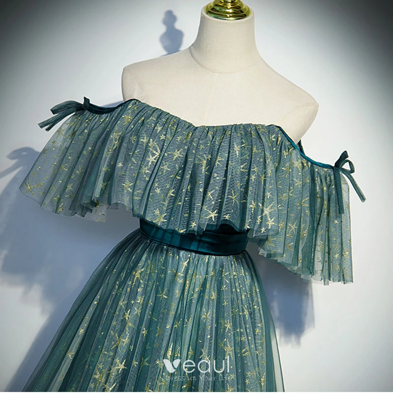 slim fit dress slacks Green Tulle Lace Long Prom Dress with Corset, Green Formal Party Dress, Green / Custom Size