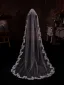 Élégant Blanche En Dentelle Fleur Mariage Tulle châle 2025