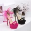 Sexy Schwarz Cocktail Abend Sandalen Damen 2023 Schleife Knöchelriemen 16 cm Stilettos Peeptoes Sandaletten Hochhackige