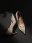 Sexy Or Rose Faux Diamant Soirée Escarpins 2026 7 cm Talons Aiguilles À Bout Pointu Talons Hauts