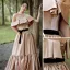 Elegant Beige Satin Prom Dresses 2022 A-Line / Princess Off-The-Shoulder Sleeveless Backless Bow Sash Floor-Length / Long Formal Dresses
