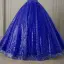 Vintage / Retro Dark Green Beading Pearl Sequins Prom Dresses 2025 Ball Gown Square Neckline Long Sleeve Backless Floor-Length / Long Formal Dresses