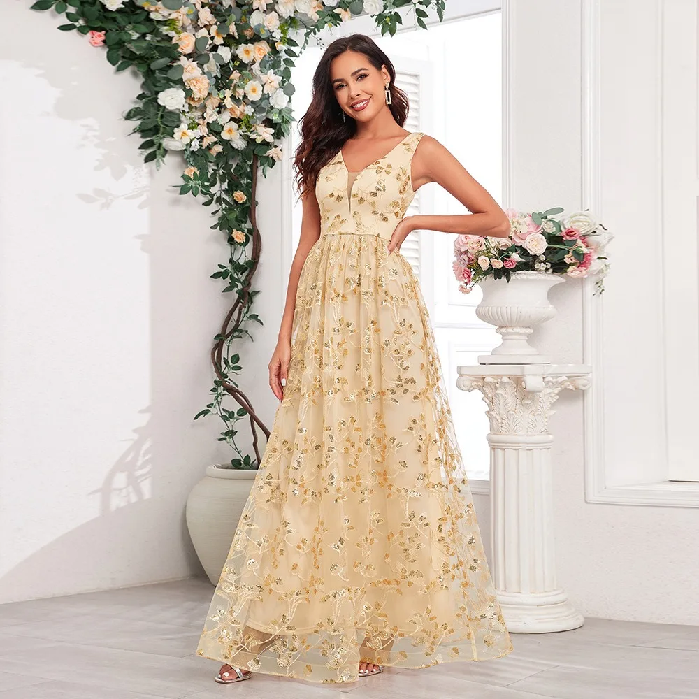 slim fit dress slacks Pink Beaded Prom Dresses Extra Long Sleeve 1920s Evening Dress 22135 Pink / US10