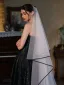 Inhabituel Blanche Chapel Train 2.5 m Voile De Mariée 2025 Tulle