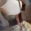 Chic / Beautiful Brown Bow Floor-Length / Long Prom Dresses Ball Gown 2024 One-Shoulder Sleeveless Backless Prom Formal Dresses