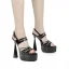Sexy Red Cocktail Party Womens Sandals 2022 Ankle Strap 13 cm Stiletto Heels Open / Peep Toe Sandals High Heels