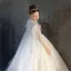 Charming White Beading Pearl Rhinestone Sequins Tassel Birthday Flower Girl Dresses 2025 Ball Gown Scoop Neck Sleeveless Sweep Train