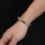Fine Håndlaget Gradient-Farge Jadeitt Armbånd Tilbehør 2026