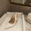 Été Sexy Mode Blanche Soirée Sandales Femme Talons Hauts 2022 Bride Cheville 11 cm Talons Aiguilles À Bout Pointu Sandales Femme