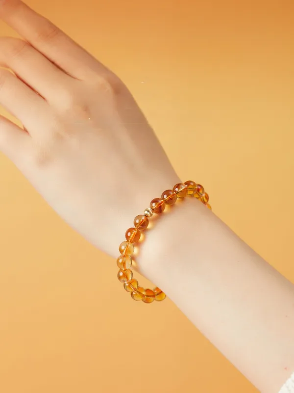 Chic / Belle Jaune Fait main Cristal Naturel Bracelets Accessorize 2025
