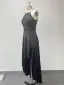 Modest / Simple Black Asymmetrical Evening Dresses 2024 Zipper Up A-Line / Princess Halter Sleeveless Evening Party Formal Dresses