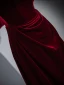 Chic / Beautiful Burgundy Velour Prom Dresses 2023 Ball Gown Strapless Sleeveless Backless Floor-Length / Long Prom Formal Dresses