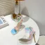 Transparent Evening Party Laser Summer Womens Sandals 2022 11 cm Stiletto Heels Open / Peep Toe Sandals High Heels