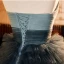 Fashion Ink Blue Cascading Ruffles Prom Dresses 2023 Ball Gown Strapless Sleeveless Backless Sweep Train Prom Formal Dresses