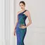 Sparkly Beige Sequins Evening Dresses 2022 A-Line / Princess One-Shoulder Sleeveless Backless Floor-Length / Long Evening Party Formal Dresses