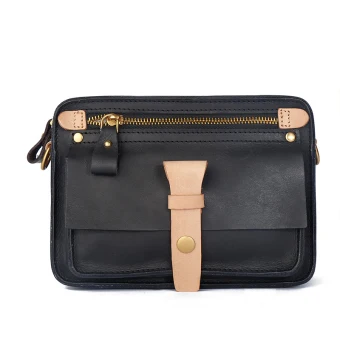 Vintage Retro Black Leather Casual Women S Bags Tote Bag Shoulder Bags 2022