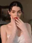 Vintage / Retro White Letter Graphic Tulle Wedding Bridal Gloves 2025