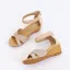 Romeins Champagne Straatkleding Vlecht Sandalen Dames 2022 Enkelband 5 cm Sleehakken Peep Toe Sandalen