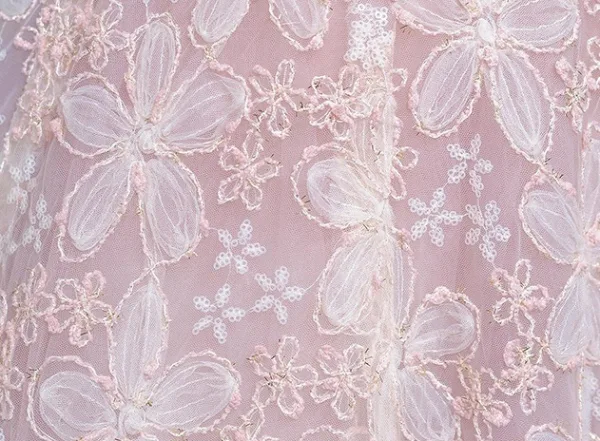 Chic / Belle Rougissant Rose Appliques Paillettes Robe De Bal 2024 Robe Boule Bustier Sans Manches Dos Nu Longue Promo Robe De Ceremonie