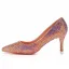 Bling Bling Goud Rhinestone Avond Pumps 2025 7 cm Naaldhakken / Stiletto Spitse Neus Pumps Hoge Hakken