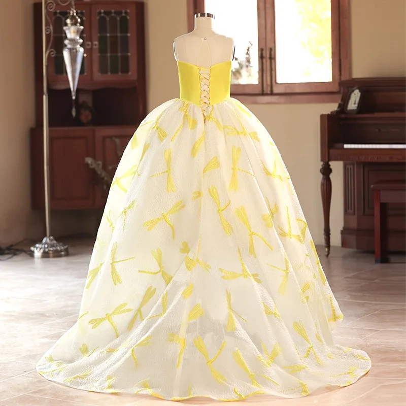 birthday ball gown dress Pink Ball Gown Strapless Corset Layered Organza Prom Dress 16th Birthday  Dress SH4088 main image 1